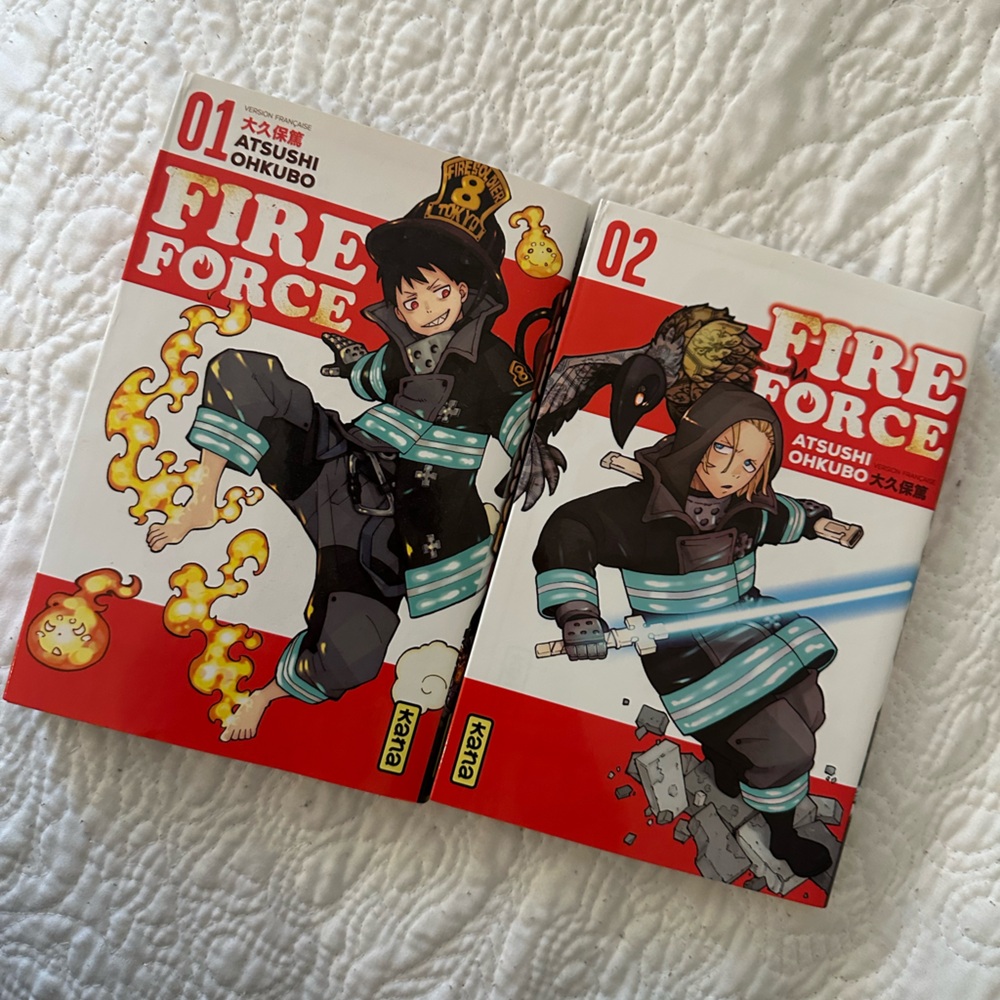 Fire Force Manga Volumes 1 and 2